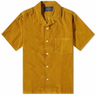 Portuguese Flannel Men's Cord Camp Corduroy Vacation Shirt in Prairie