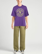 Versace Jeans Couture Mens T-shirt Plum