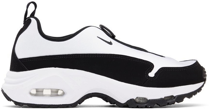 Photo: Comme des Garçons Homme Plus White & Black Nike Edition Air Max Sunder Sneakers