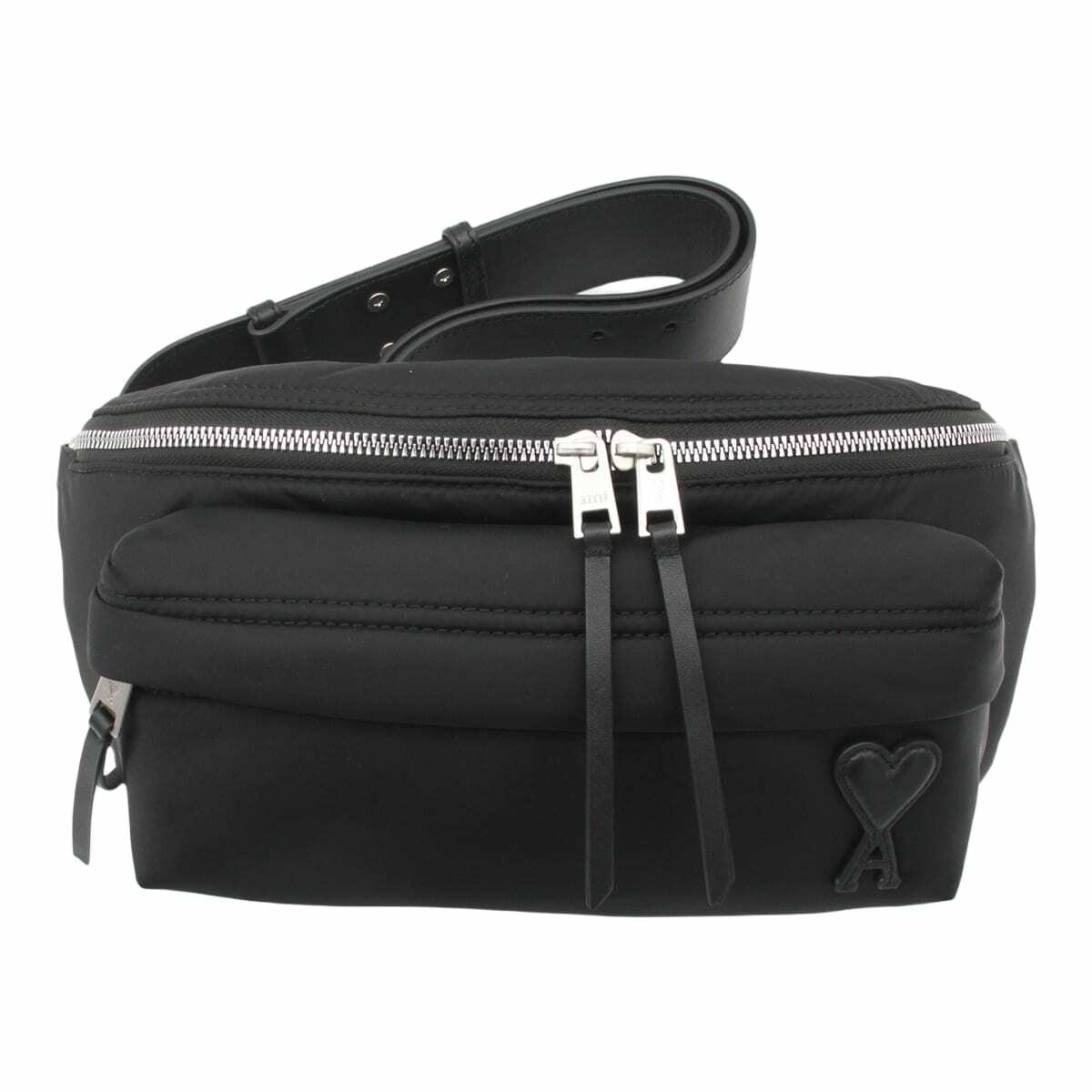 Ami Alexandre Mattiussi Black Marcel Belt Bag
