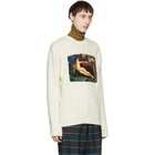 Kenzo White Printed Memento Sweater