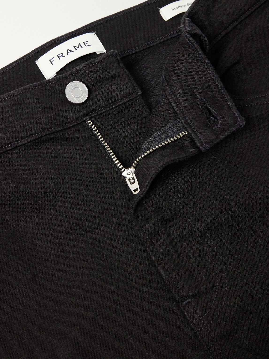 FRAME - Modern Straight-Leg Jeans - Black