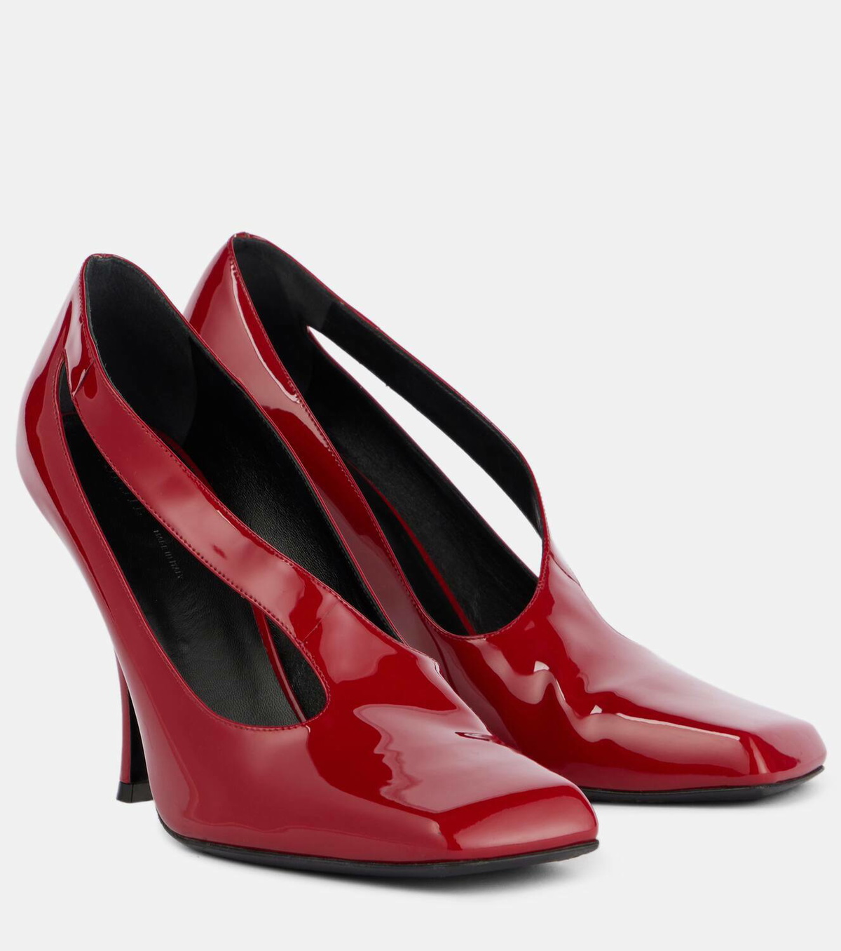 Khaite Eva cutout patent leather pumps Khaite