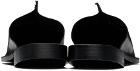 Gabriela Coll Garments Black No.7 Open Toe Slippers