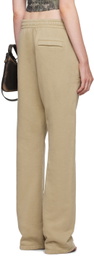 MISBHV Beige Community Lounge Pants
