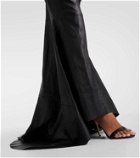 Maticevski Ambergris draped leather gown