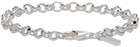Hatton Labs Silver Diamond Cut Belcher Bracelet