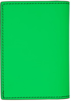 Alexander McQueen Green Scuba Pocket Organizer Bifold Card Holder