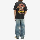 END. x Represent Eagles T-Shirt in Stained Black