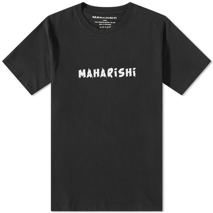 Photo: Maharishi Men's Rabbit Bones T-Shirt in Black