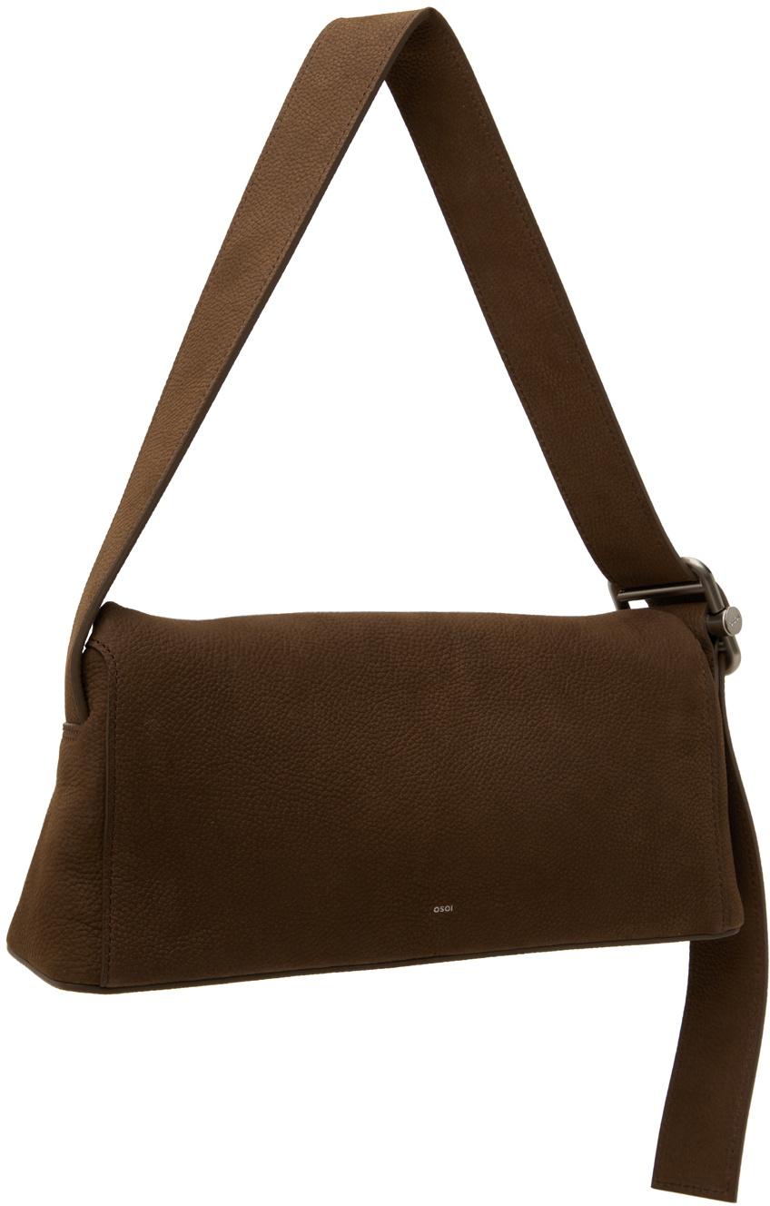 OSOI オソイ FOLDER BROT CHOCO BROWN Osoi Folder brot bag smooth chocolate brown leather | Pipe