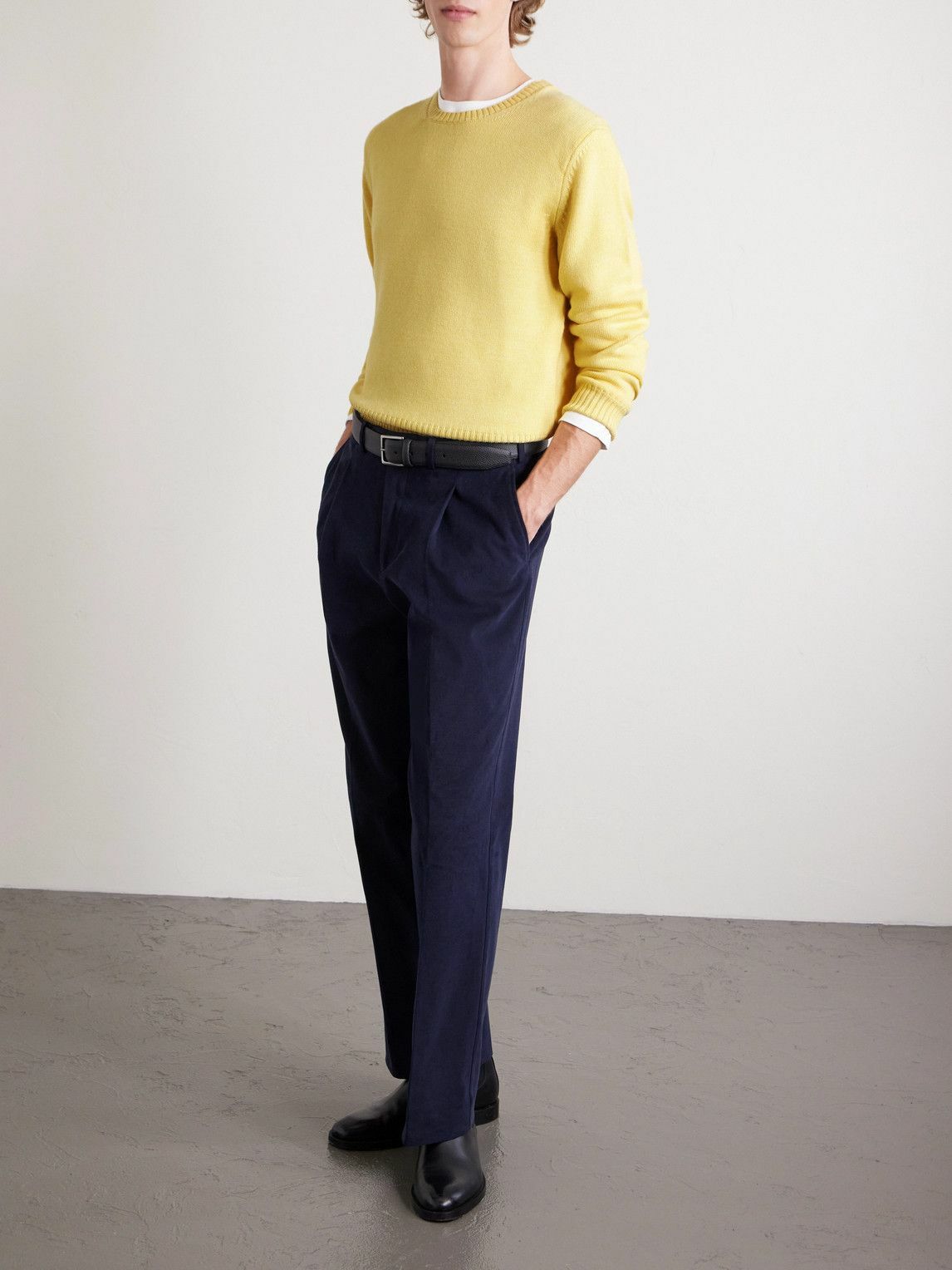 J. Mueser - Wool Sweater - Yellow