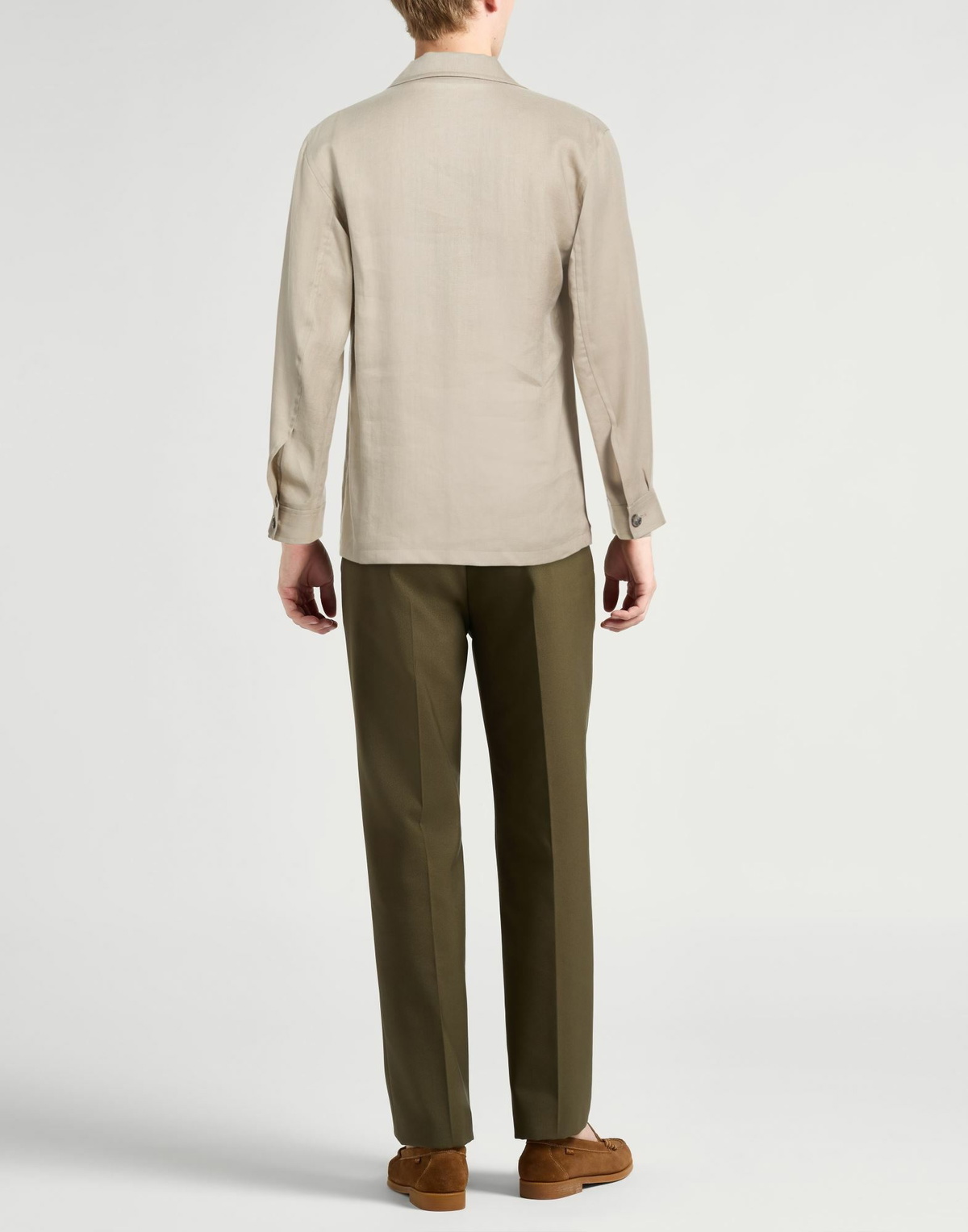 Tagliatore Mens Shirt in Sand