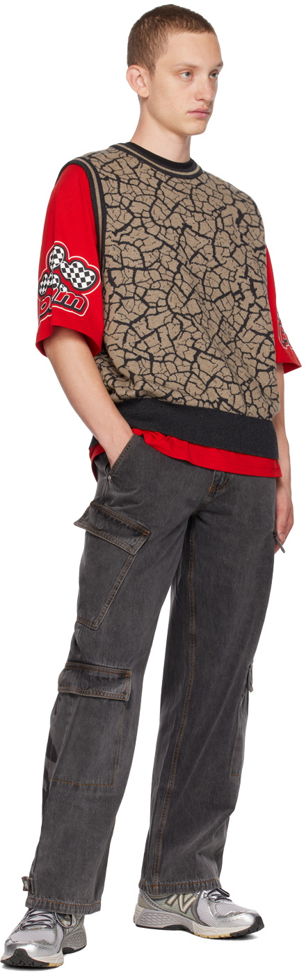 Perks and Mini Taupe Mudcrack Vest