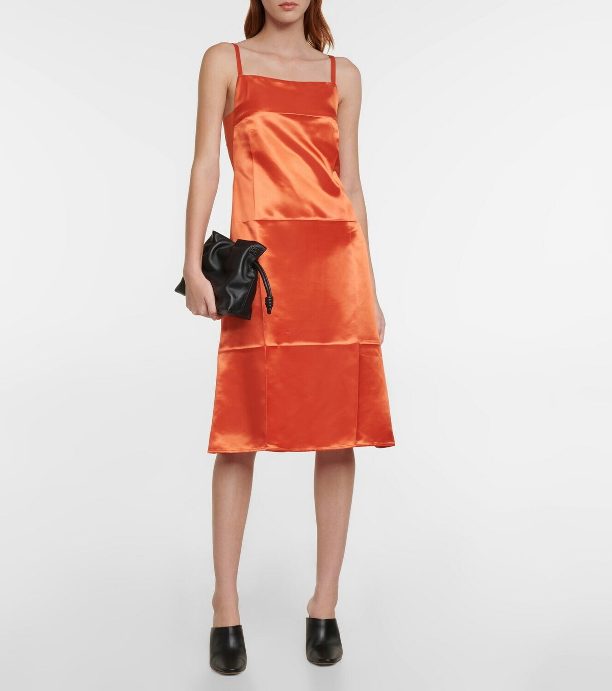 Loewe Flamenco Chain Mini leather clutch Loewe