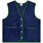 DONNI. Women's Polar Fleece Vest in Navy