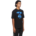 AAPE by A Bathing Ape Black Camo Ape Face T-Shirt