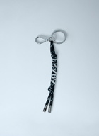 Prada Logo Embellished Keychain