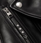Alexander McQueen - Convertible Leather Biker Jacket - Men - Black