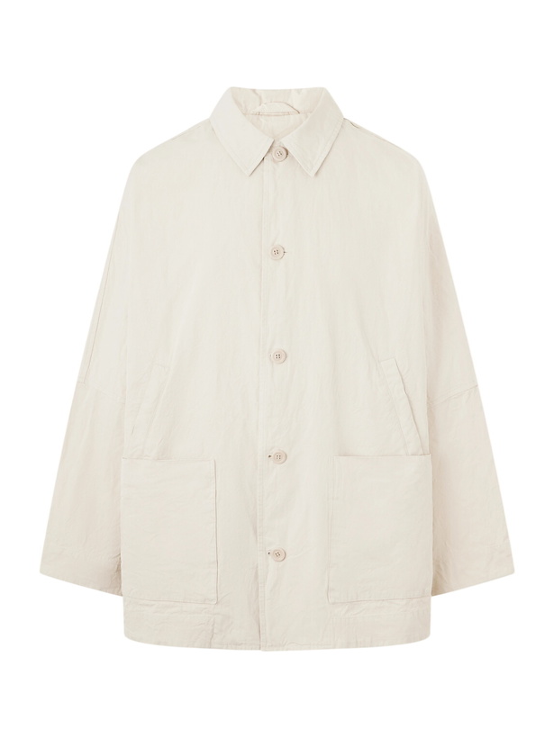 Photo: Casey Casey - Weiping Crinkled-Cotton jacket - Neutrals