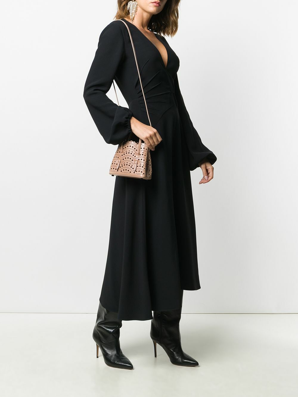 ALAÏA - Mina 16 Micro Leather Handbag