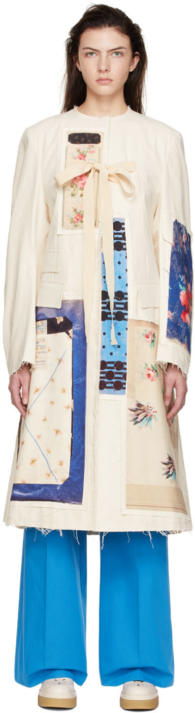 Sportmax Off-White Manisa Coat