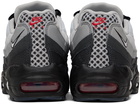 Nike Black & Gray Air Max 95 Premium Sneakers