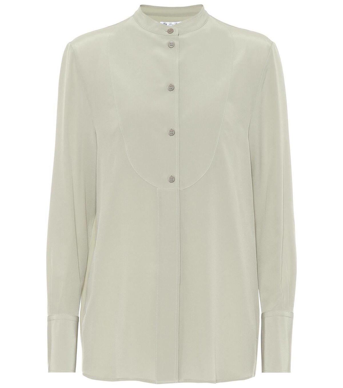 Loro Piana Lucia silk crêpe blouse