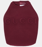 Gucci Gucci Script cotton-blend dog sweater