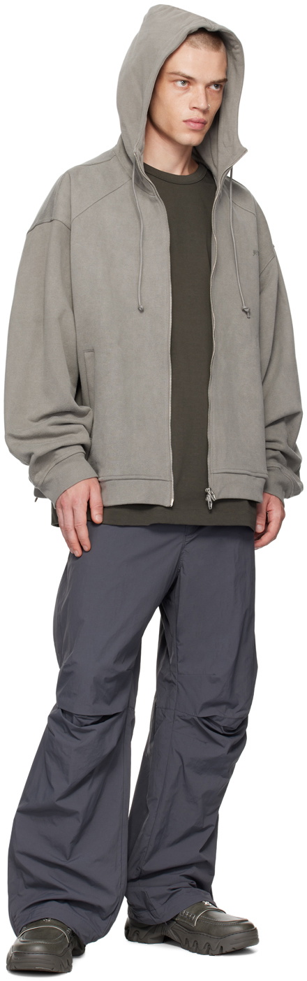 Juun.J Gray Crewneck T-Shirt