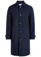 Les Deux Michael Wool-blend Coat Navy