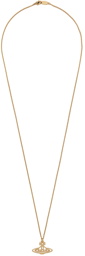 Vivienne Westwood Gold Flat Orb Pendant