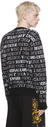 Versace Jeans Couture Black Cotton Sweater