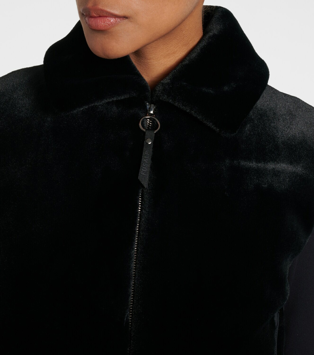Fusalp Piagina faux fur zip-up vest