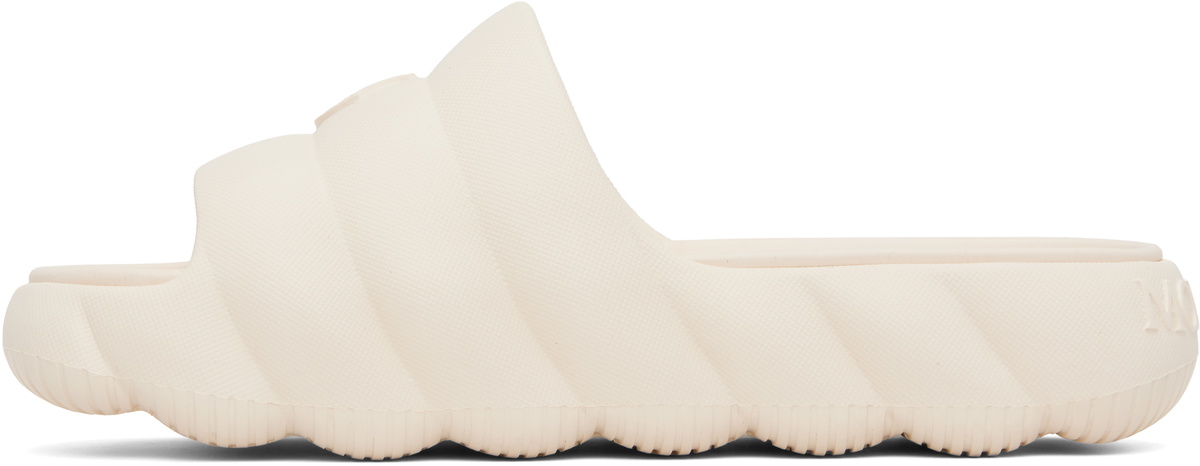 Moncler Off-White Lilo Quilted EVA Pool Slides