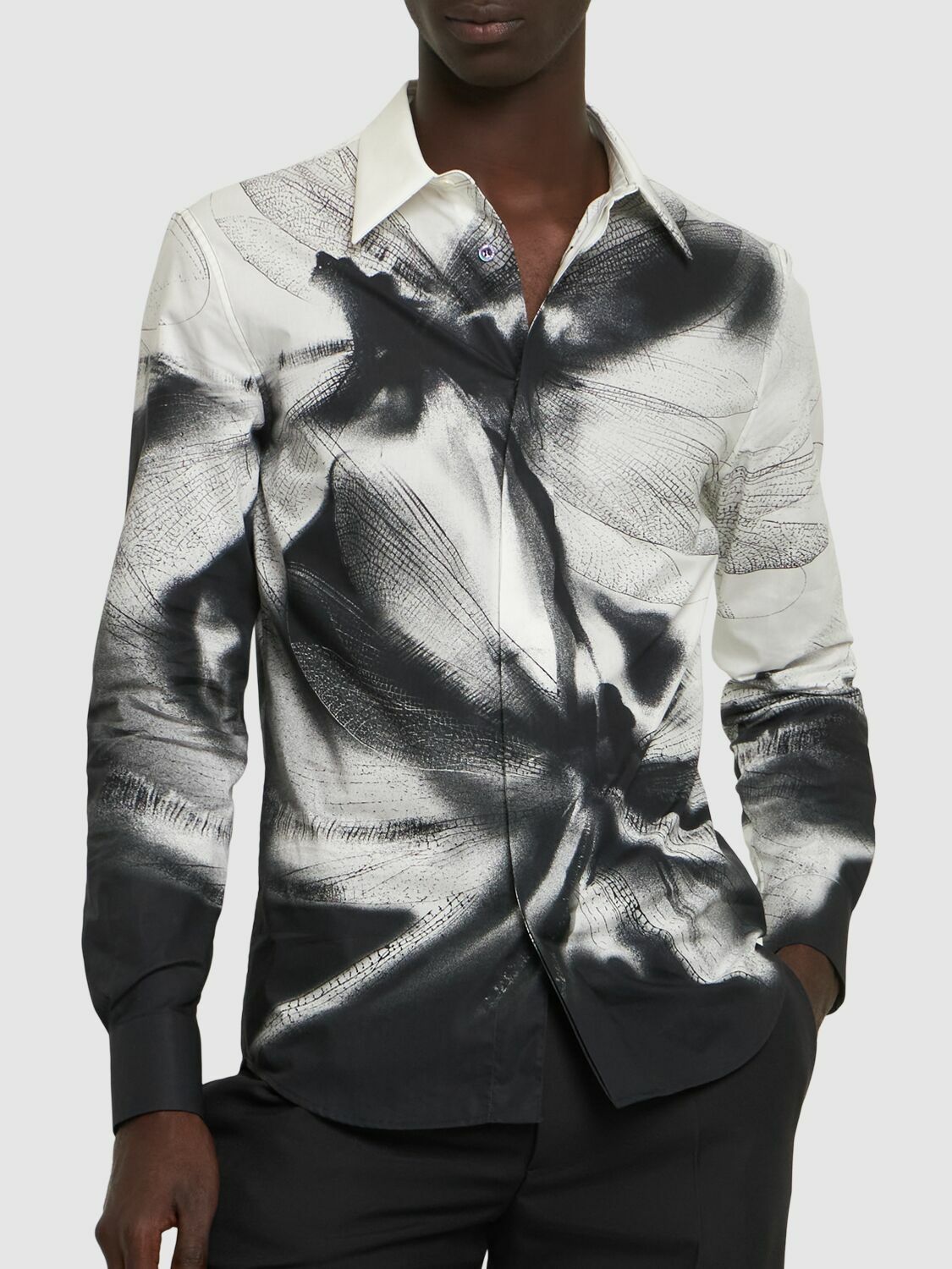 ALEXANDER MCQUEEN LOGO PRINTED BUTTONED SHIRT main image 1