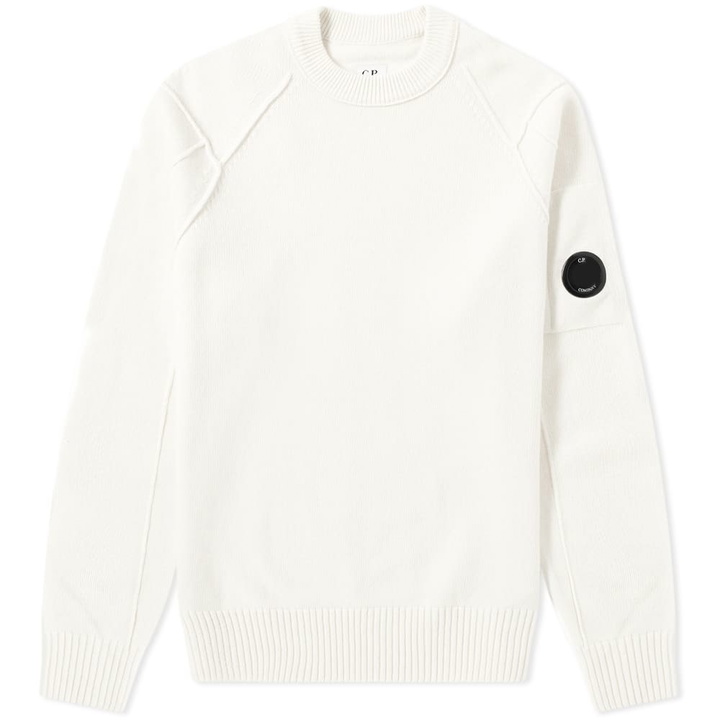 Photo: C.P. Company Arm Lens Lambswool Crew Knit