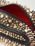 Christian Louboutin - Blaster Studded Full-Grain Leather Wash Bag