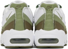 Nike Green & White Air Max 95 Sneakers