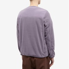 Carrier Goods Men's Fleece Cardigan in Purple Sage