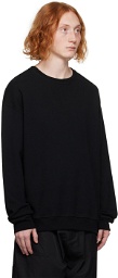 Lownn Black Crewneck Sweatshirt