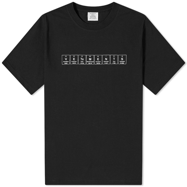 Photo: VETEMENTS Chemical Logo Tee