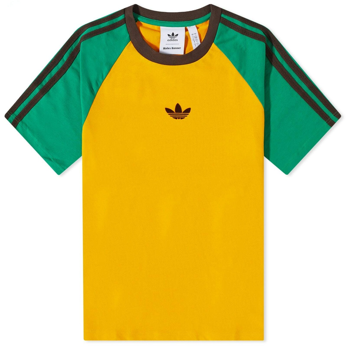 Photo: Adidas Consortium x Wales Bonner T-Shirt in Collegiate Gold