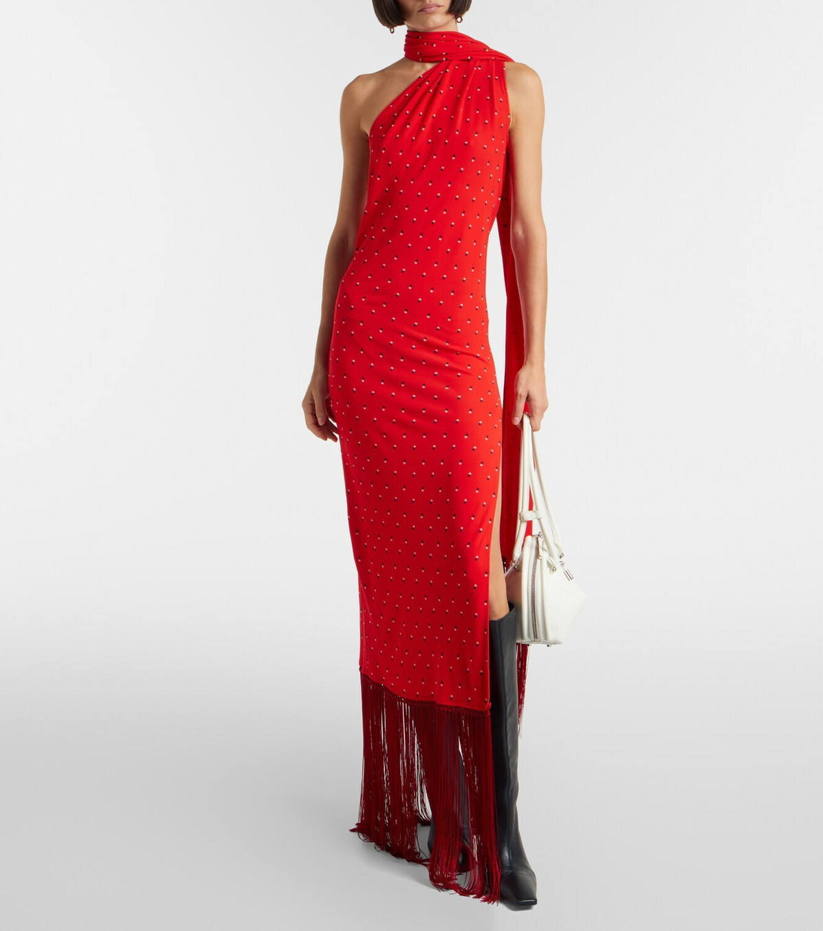 Acne Studios Dassy asymmetric maxi dress