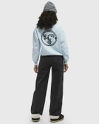 ØLÅF NOSTALGIA FACE CREWNECK Blue Womens Sweatshirt