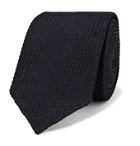 Lardini - 7cm Knitted Silk Tie - Blue