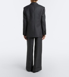 Junya Watanabe Pleated wool wide-leg pants