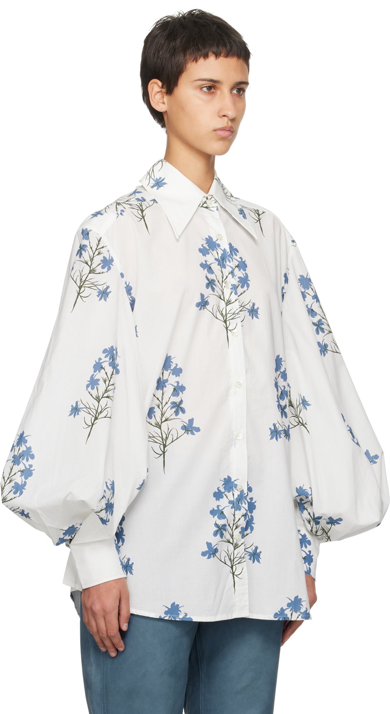 S.S.Daley White Balloon Blouse
