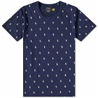 Polo Ralph Lauren Men's All Over Pony Sleepwear T-Shirt in Cruise Navy