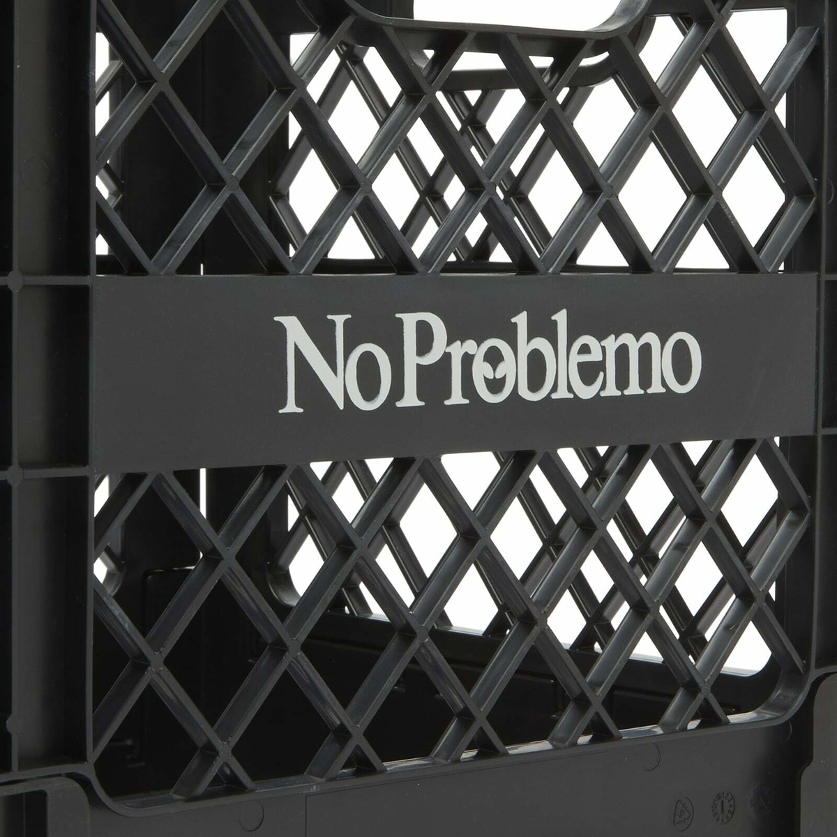 No Problemo Men's Vinyl Crate in Black 